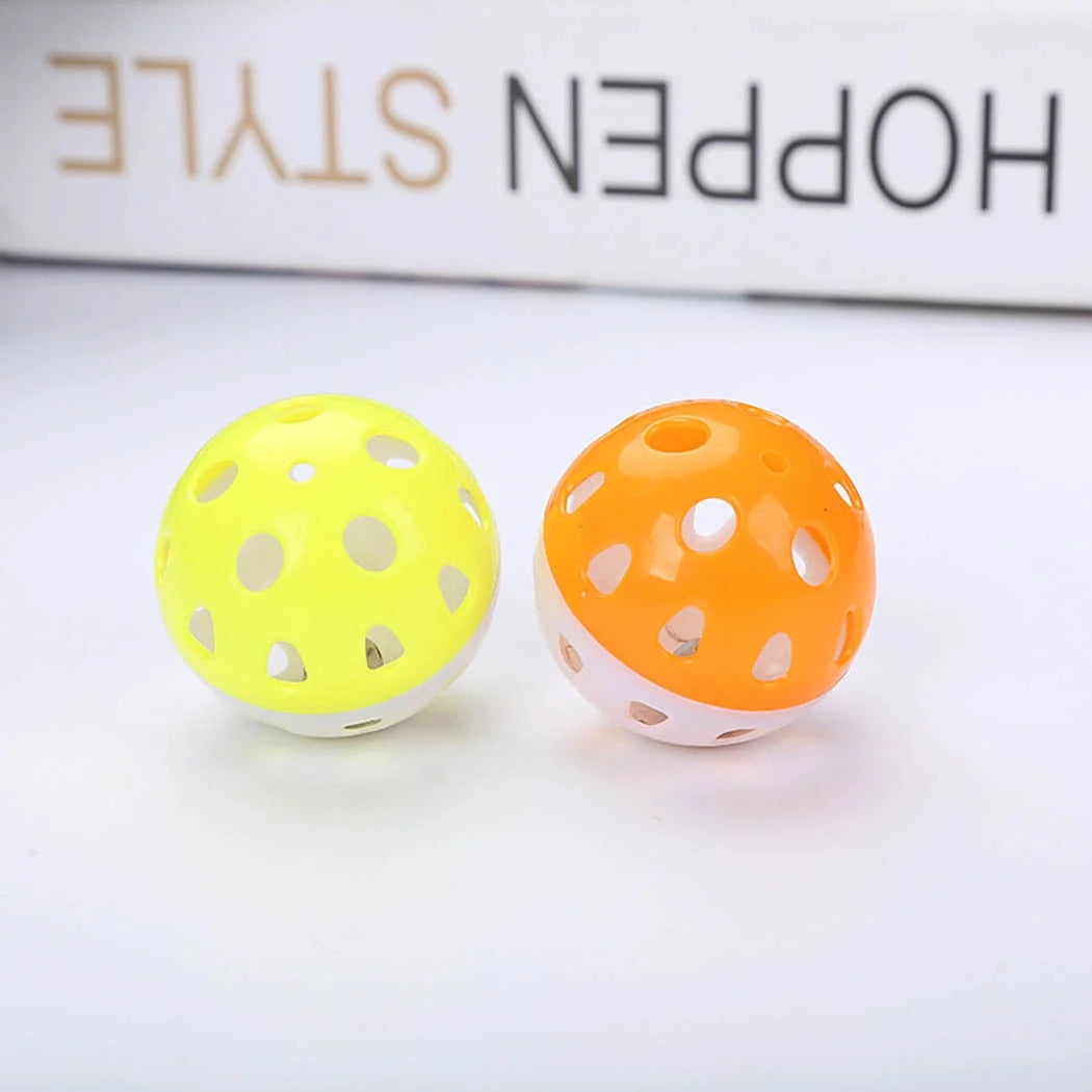 6PCS Cat Toy Bell Ball Interactive Pet Playing Toy for Kitten Cat