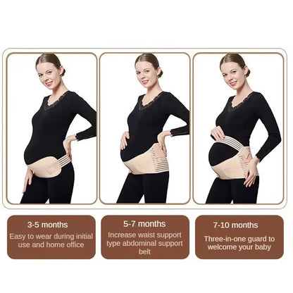 MamaComfort™ Adjustable Maternity Support Belt – Back & Belly Care for Pregnancy Relief