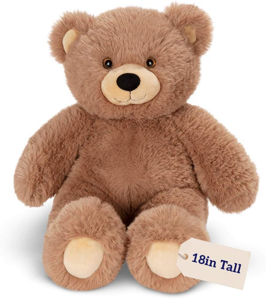 Cuddly Soft - Brown Bear Stuffed Animal, Oh so Soft, 18 Inch