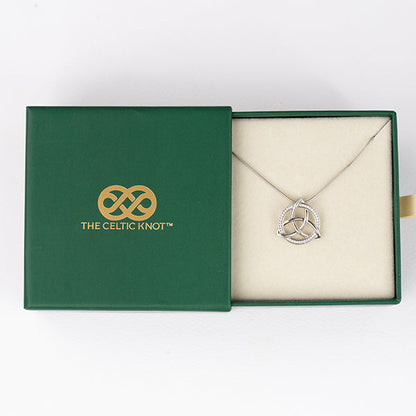 Timeless Triquetra™ 18K White Gold Pendant