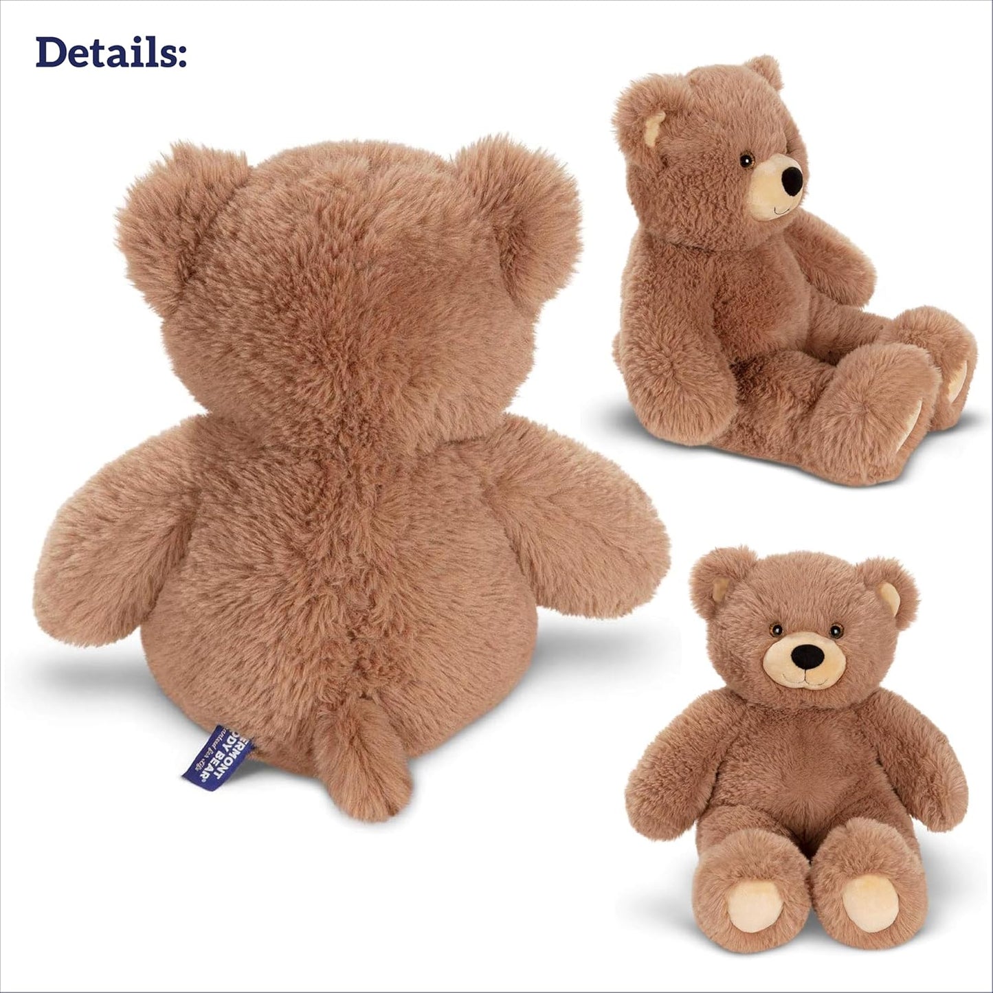 Cuddly Soft - Brown Bear Stuffed Animal, Oh so Soft, 18 Inch