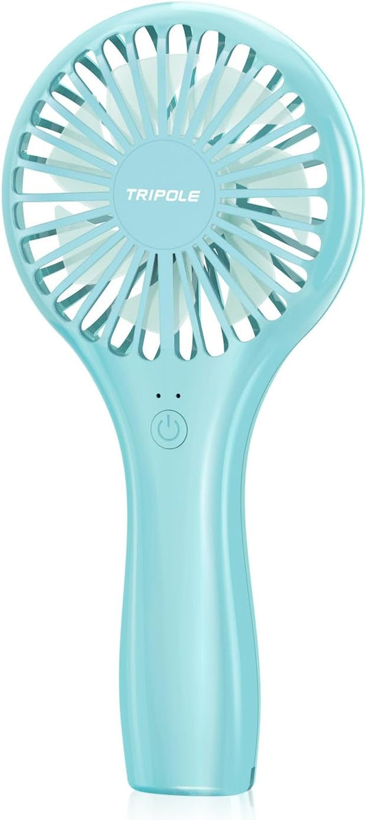 Mini Handheld Fan Battery Operated Small Personal Portable Fan Speed Adjustable USB Rechargeable Fan Cute Design Powerful Eyelash Fan for Stylish Kids Girls Women Men Indoor Outdoor Travelling